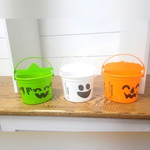 Limited Edition McDonald's Boo Buckets set of 3, witch, ghost, pump